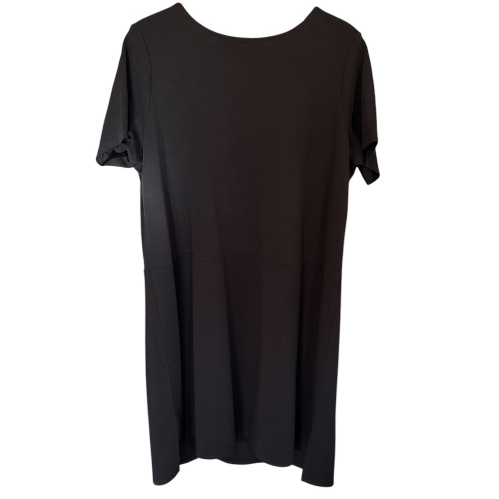 NWOT Eileen Fisher, Womens Stretch Jersey Knit Round Neck Dress. Size XL